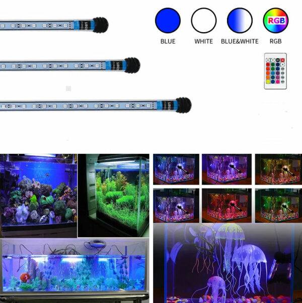 Led tube submersible de 37 cm avec télécommande – Image 4