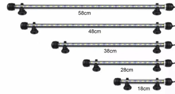 Leds tubes submersibles de plusieurs dimensions (de 18 à 58 cm)