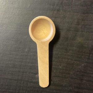 Cuillère à condiments en bois, contenance environ 1 gr