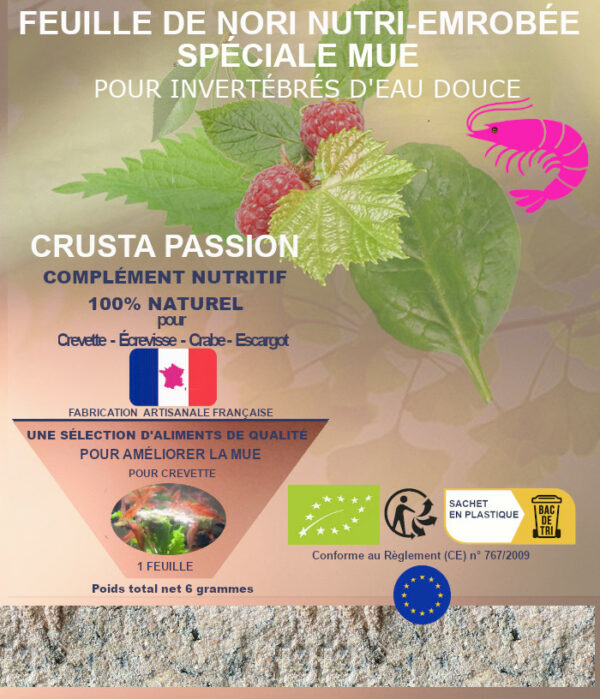 Feuille de nori nutri-emrobée - bio - MUE FACILE - 100% naturelle