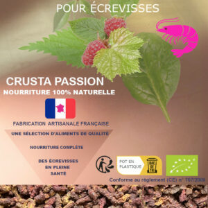 NOURRITURE COMPLÈTE BIO ÉNERGIE pour écrevisses  45 et 100 g PROMO -20%