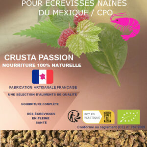 NOURRITURE BIO COMPLÈTE ÉNERGIE pour écrevisses CPO 45 g