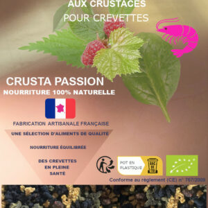 PELLETS MIXTES COMPLETS BIO AUX CRUSTACÉS pour crevettes 15 et 45 g  PROMO -20%