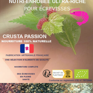 FEUILLE DE NORI NUTRI-EMROBÉE  BIO ULTRA-RICHE pour écrevisses
